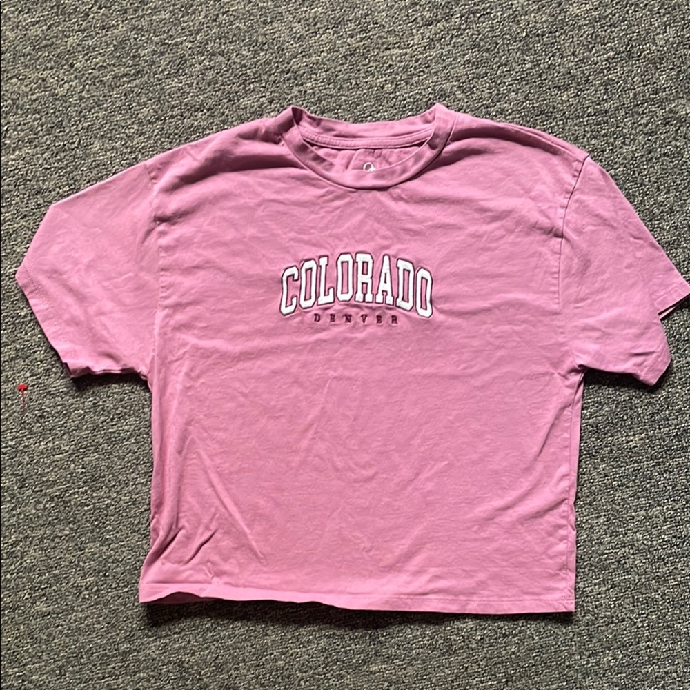 Pink Colorado Graphic T-Shirt